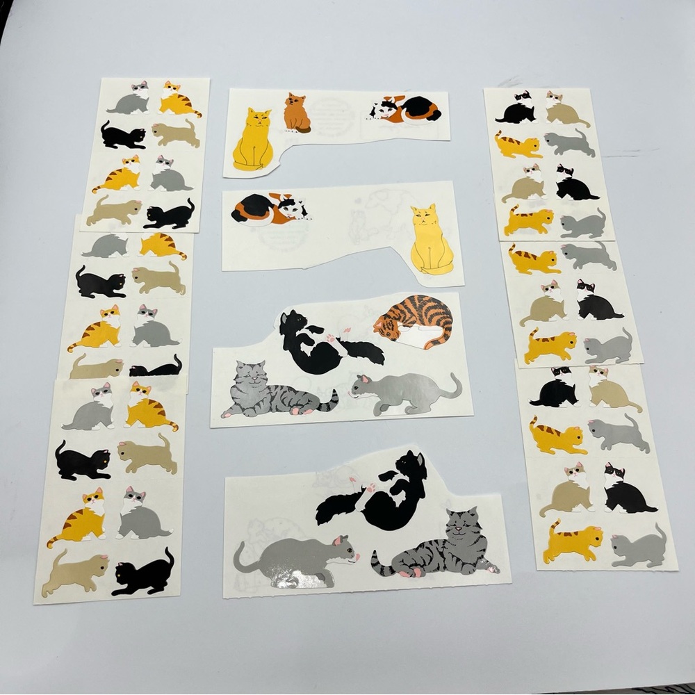 Cat Sticker Set - Multicolor